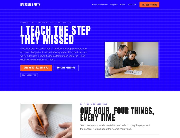 Halvorsen Math home page